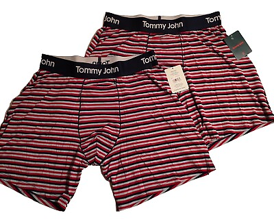 #ad 2 Tommy John Men Second Skin 6” Boxer Briefs Underwear Sz M MSRP $36 For Each