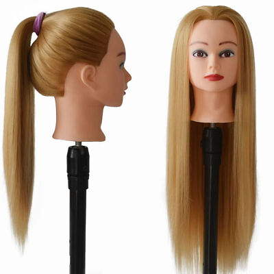 #ad Mannequin Dolls Head Synthetic Hair for Styling Hairdressing Training