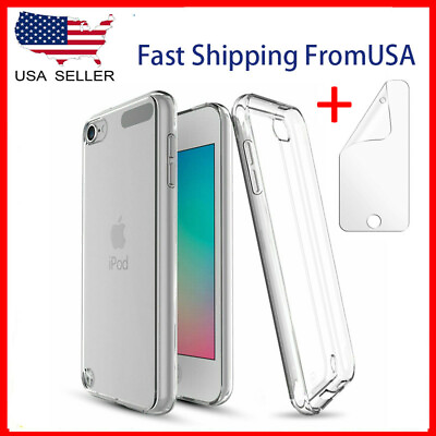 #ad Clear Slim Case For Apple iPod Touch 5th 6th 7th with Screen Protector