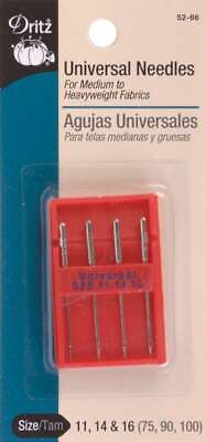 #ad Universal Point Machine Needles Sizes 11 75 14 90 amp; 16 100 4 Pkg