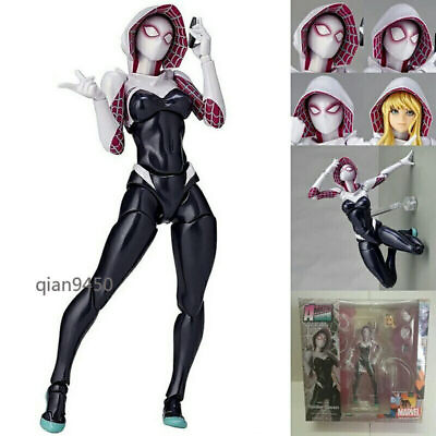 #ad Spider Man Gwen Mobile Doll Boxed Handmade Model Ornaments PVC Gift Spider Gwen