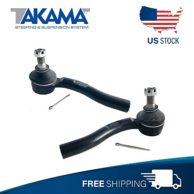 #ad 2 pcs Front Outer Tie Rod Ends LH RH Pair Set for 2012 2016 Honda CRV CR V