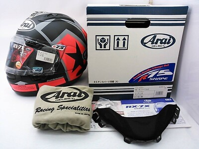 #ad Arai Full Face Helmet RX 7X Corsair X TAKUMI Model Size M 57 58cm JAPAN Used