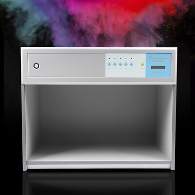 #ad Color Assessment Cabinet 4 Light Sources Color Matching Cabinet Color Light Box