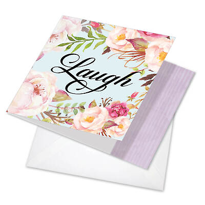 #ad 1 All Occasion Blank Card with Envelope In a Word Laugh CQ4969AOCB