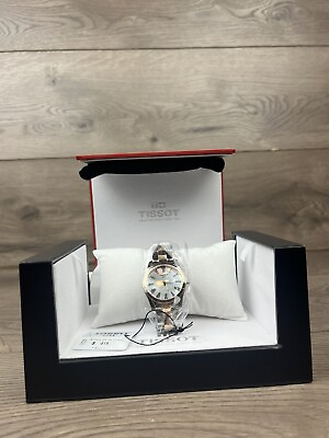 #ad BRAND NEW Tissot Wave w Mother of Pearl Dial Women#x27;s Steel Watch T1122102211301