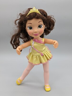 #ad Jakks Disney Toddler Princess Dance With Me Belle Ballerina Doll 14quot; Retired