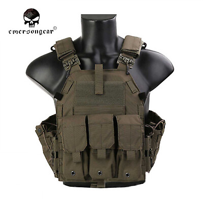 #ad Emersongear Quick Release 094K Style Plate Carrier Tactical Vest EM7405