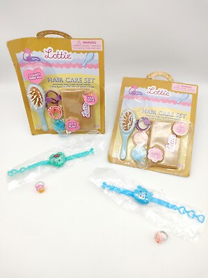 #ad Lottie Doll Hair Care Kit Brushes hair ties and bag Brand New Bonus Items