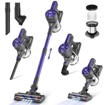 #ad Zoker Vacuum Cordless Cleaner with High Speed Brushless Motor A10 DARK PURPLE