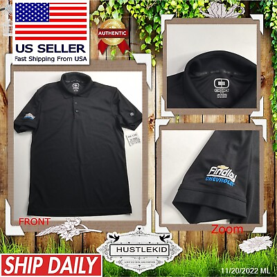 #ad Official Findlay Chevrolet Employee Work Staff Sales Men Polo Shirt Medium M🔥MK