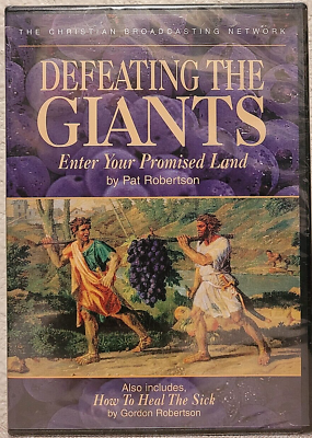 #ad Defeating the Giants Enter Your Promised Land by Pat Robertson DVD Brand New