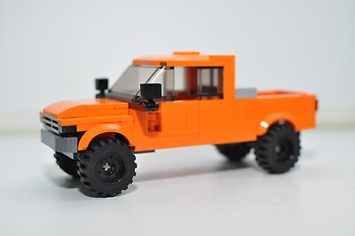 #ad Custom Dodge Ram 1500 Hemi Model Orange compatible and Built with LEGO® Bricks