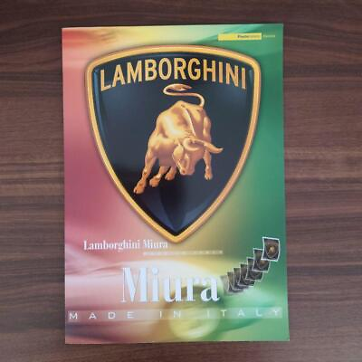 #ad Lamborghini Italy Purchase Stamp Postcard