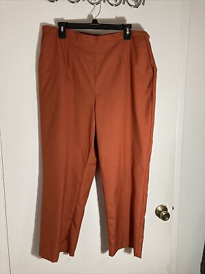 #ad Alfred Dunner Size 18w Pumpkin Spice Pockets Darted