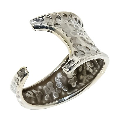 #ad Ethnic Designer Plain Solid 925 Sterling Silver Handmade Ring s.5 S2044 SR 2044