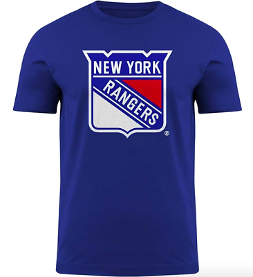 #ad Hot Sale New York Rangers NHL Logo T Shirt Royal Size S 5XL Free Shipping
