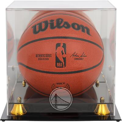 #ad Warriors Golden Classic Team Logo Basketball Display Case Fanatics