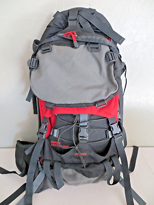 #ad Vintage Osprey Vector One LARGE Hiking Backpack Red Made In USA