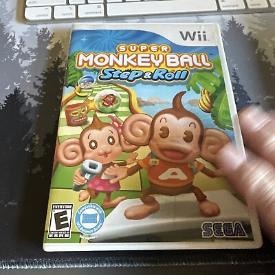 #ad Super Monkey Ball: Step amp; Roll Nintendo Wii 2010 Complete