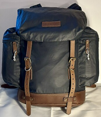 #ad Burberry Backpack Navy Nylon amp; Leather Bottom