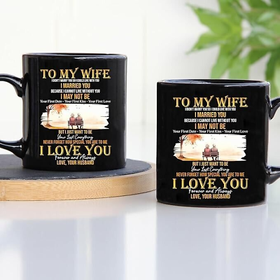 #ad To My Wife I Cannot Live Without You Coffee Mug Coffee Cup Gift For Wife