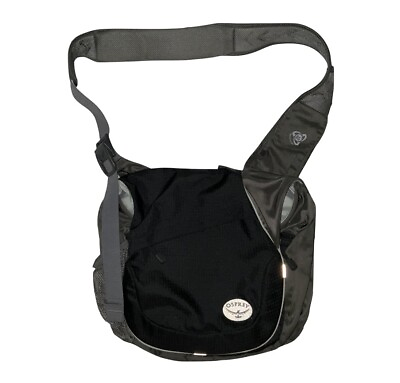 #ad Osprey ReSource Series Float Black Gray Crossbody Shoulder Messenger Bag