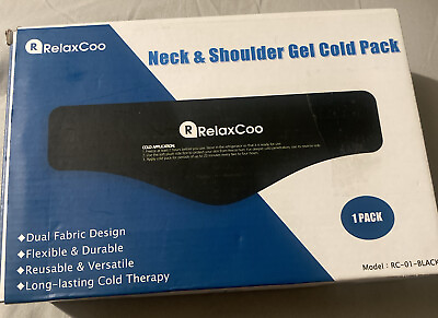 #ad Neck Shoulder Pain Relief Gel Ice Pack Reusable Cold Therapy Wrap Long lasting