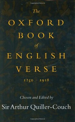 #ad The Oxford Book of English Verse 1250 1918 Hardback Book The Fast Free Shipping