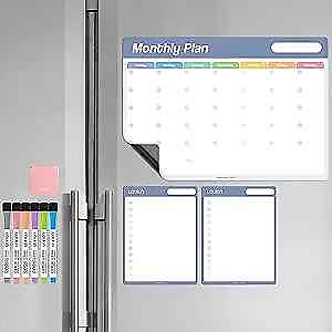 #ad Dry Erase Calendar Set Monthly Planner and Monthlyamp;To do List 3 Pack