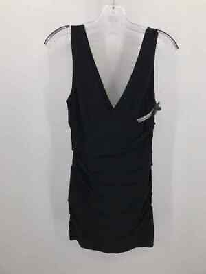 #ad BCBG Black Size Small Short Sleeveless Dress
