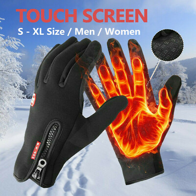 Thermal Windproof Waterproof Winter Gloves Touch Screen Warm Mittens Men Women $8.39