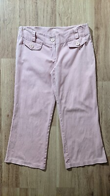 #ad Women S Pink Crop Pants