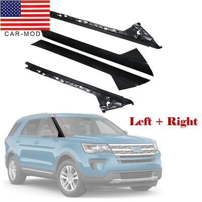 #ad Set Outer amp; Inner Windshield Trim Moldings For 2011 2019 Ford Explorer Suit