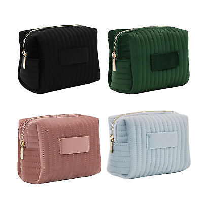 #ad Travel Cosmetic Bag Portable Large Capacity Zippered Cosmetic Bag