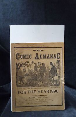 #ad The Comic Almanac For the Year 1896 Easton PA Comic Book