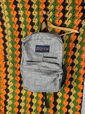 #ad Grey Jansport Backpack