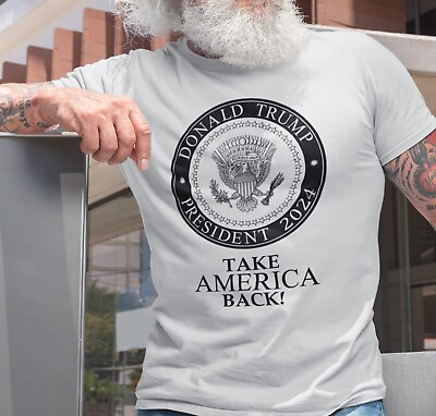#ad Trump 2024 T Shirt President Take America Back MAGA Men Women Unisex USA