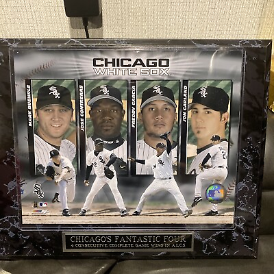 #ad Chicago White Sox Chicagos Fantastic Four 2005 Official Wooden Plaque