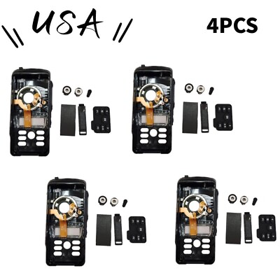 #ad 4PCS Replacement Repair Housing Case Cover With Speaker For XPR3500e Radio XPR