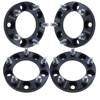 #ad 4 1quot; Wheel Spacers 5x5.5 to 5 x 5.5 9 16quot; Studs Fits Dodge Ram Mitsubishi