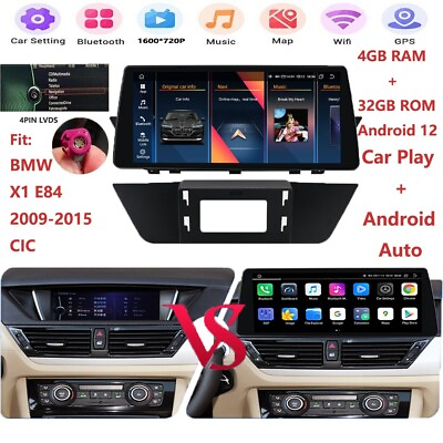 #ad 10.33quot; 8Core Stereo GPS Radio BT DSP for BMW X1 E84 2009 2015 CIC CarPlay 432GB