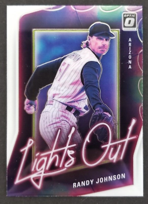 #ad Randy Johnson 2021 Panini Optic Lights Out Baseball Card NM