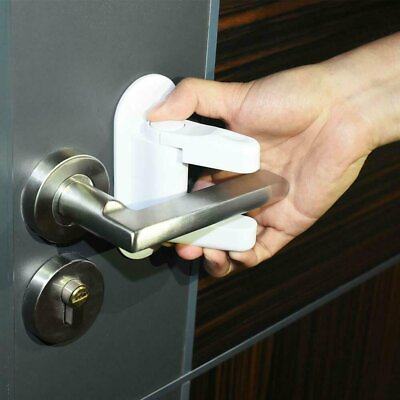 #ad 2 Pack Door Lever Lock Baby Proofing Upgraded Child Safety Toddler