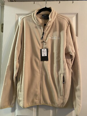 #ad Raw Gear Mens Size LARGE For The People Tan Fleece Jacket SAND. 🔥BRAND NEW 🔥*