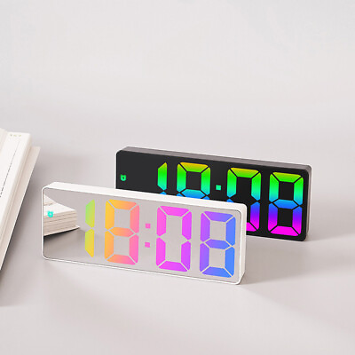 #ad Light Number Clock LED Digital Alarm Clock Large Number Electronic Clock