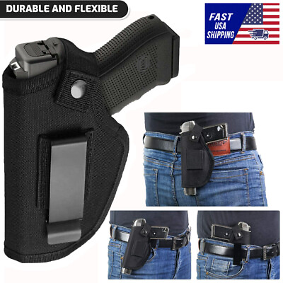 #ad Gun Holster Tactical Concealed Left Right Hand IWB OWB Belt Weapon Carry Pistol