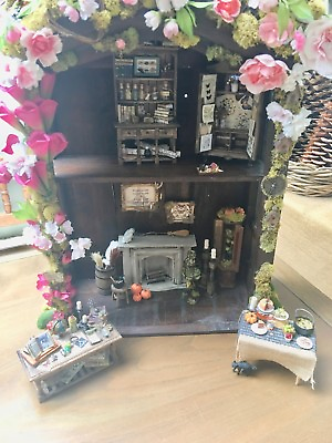 #ad OOAK Fairy Wizard Dollhouse Miniatures