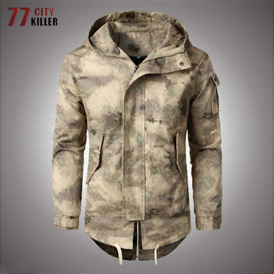 #ad Camouflage Tactical Jacket Military Skin Soft Shell Waterproof Hooded Jackets