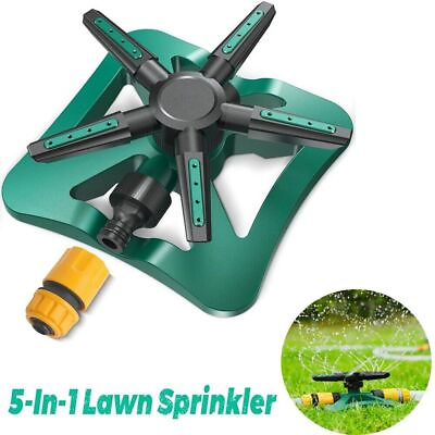 #ad NEW Auto Garden Lawn Sprinkler Irrigation System 360° Rotation Patio Save Water